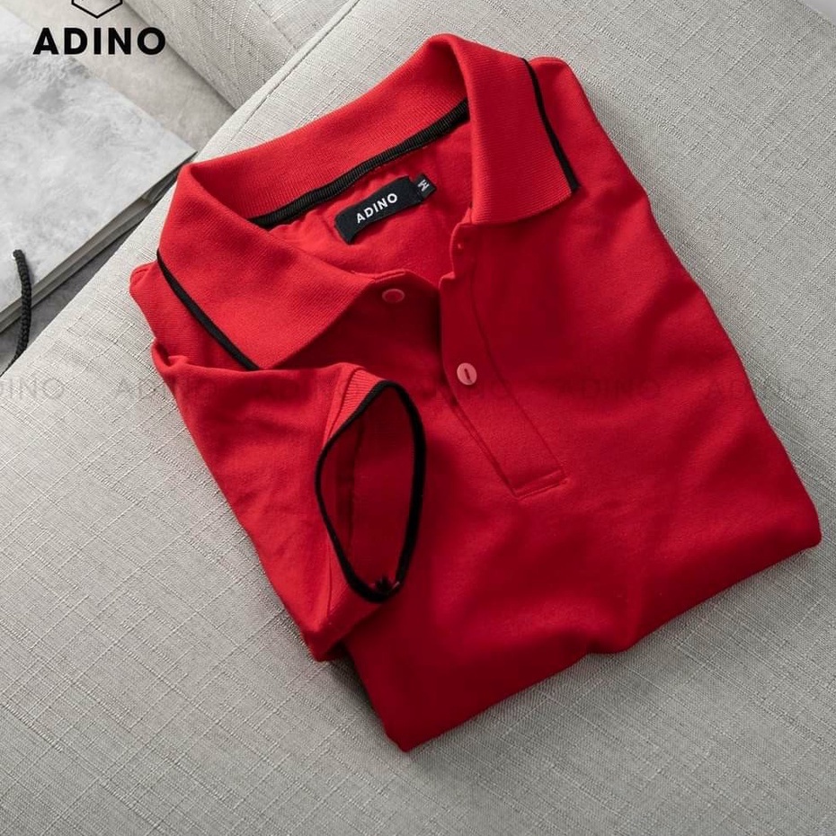 Áo Polo Nam Vải Cá Sấu Chất Cotton - Màu Đỏ | BigBuy360 - bigbuy360.vn