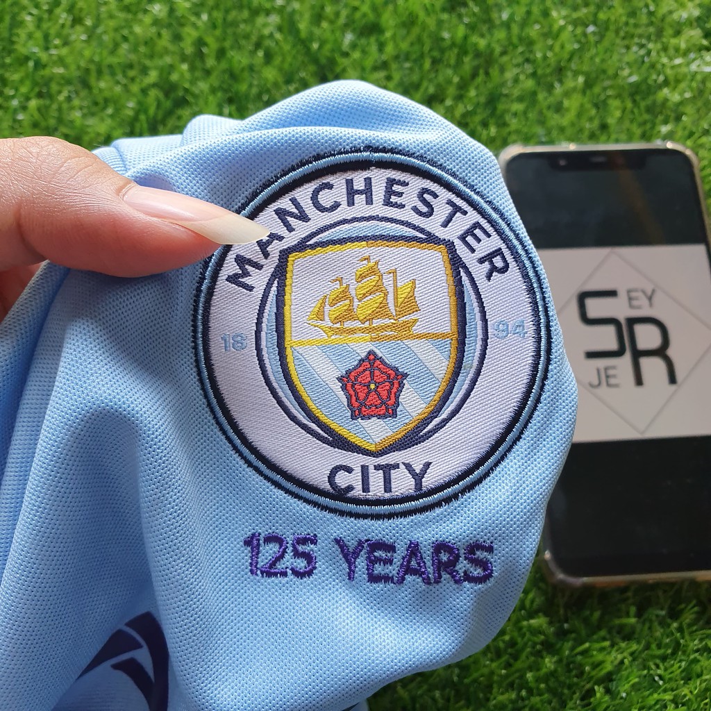 Áo Jersey Manchester City Home 2019 2020 19 / 20 Trẻ Trung Năng Động