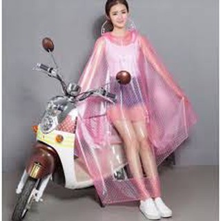 Áo mưa chấm bi cực xinh. ( quynhduongshop )