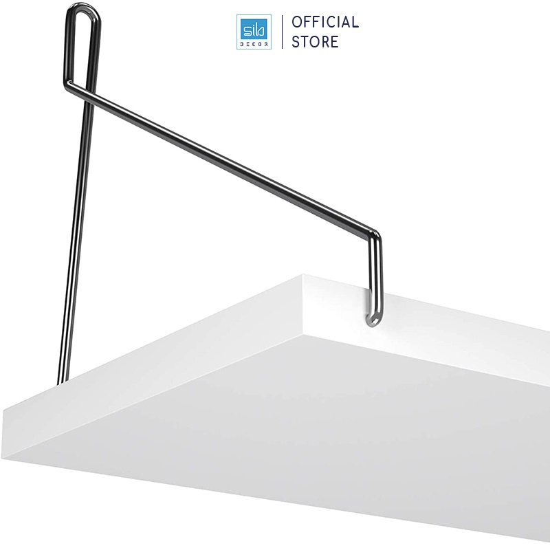 [Hỏa Tốc] Kệ Gỗ Trang Trí Không Cần Khoan SIB Decor Kích Thước 40 x 15cm, Tặng Kèm Móc Treo Inox Và Phụ Kiện Lắp Đặt