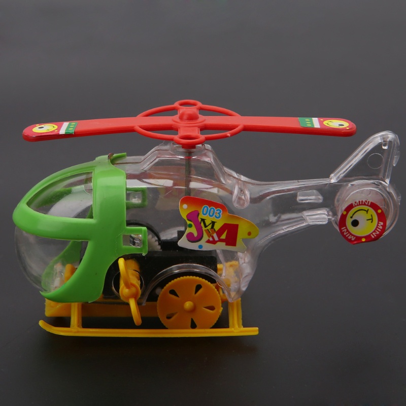 Máy Bay Trực Thăng Mini Lên Dây Cót Cho Bé