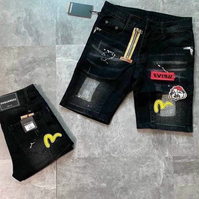 quần jean nam ngắn đẹp mẫu mới kiểu basic-chất bò co giãn giá tốt KAYSTORE