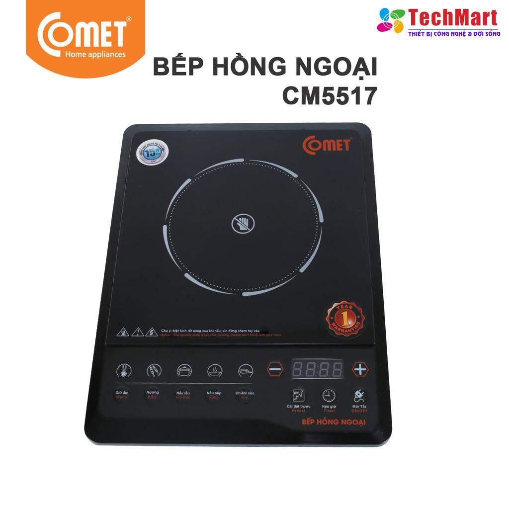 Bếp hồng ngoại Comet CM5517 Đen