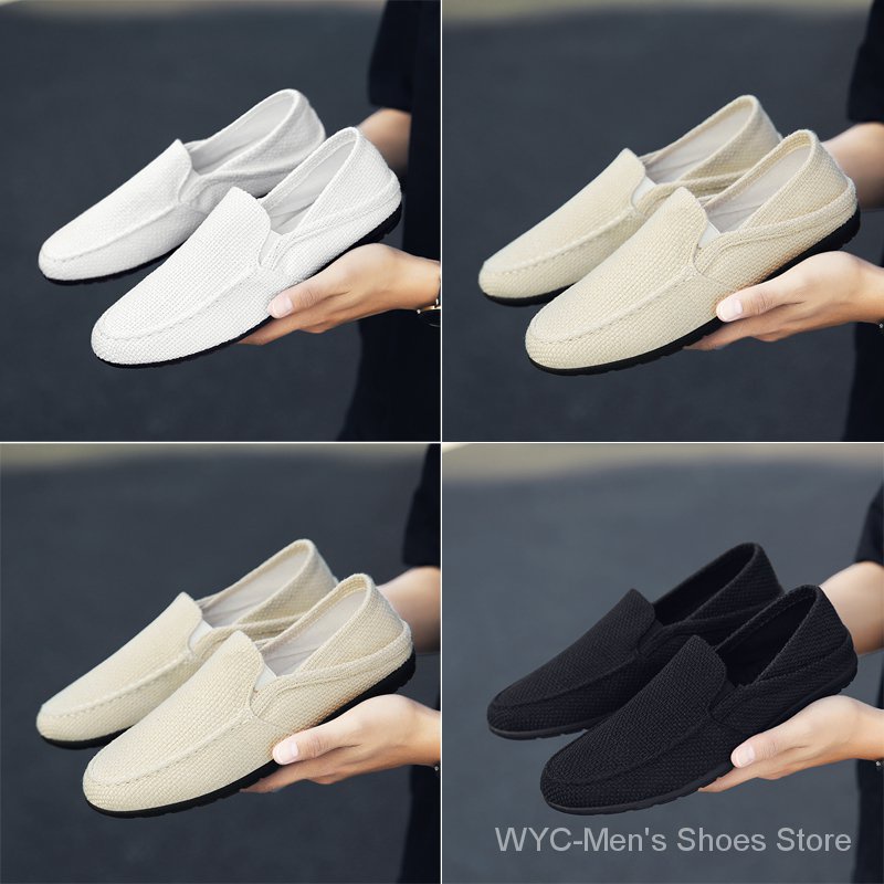 Giày lười canvas Flock Brother 6000 thoáng khí thời trang mùa hè cho nam