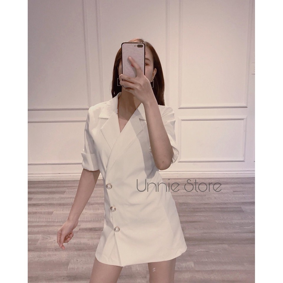 Váy Blazer trắng sang trọng