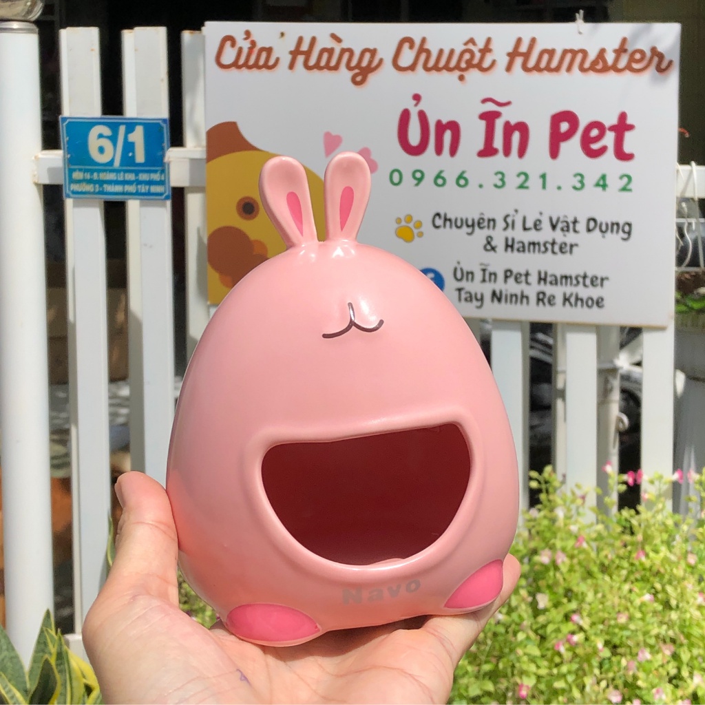 Nhà ngủ sứ hamster, THỎ NAVO dễ thương
