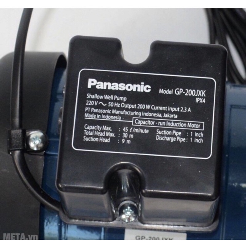 Máy bơm chân không Panasonic 200w quấn dây đồng tặng kèm phụ kiện