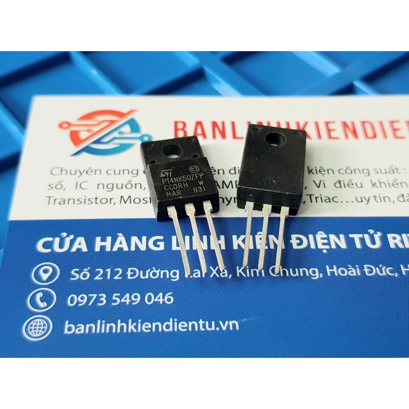 P14NK50ZFP MOSFET KÊNH N 14A 500V TO-220