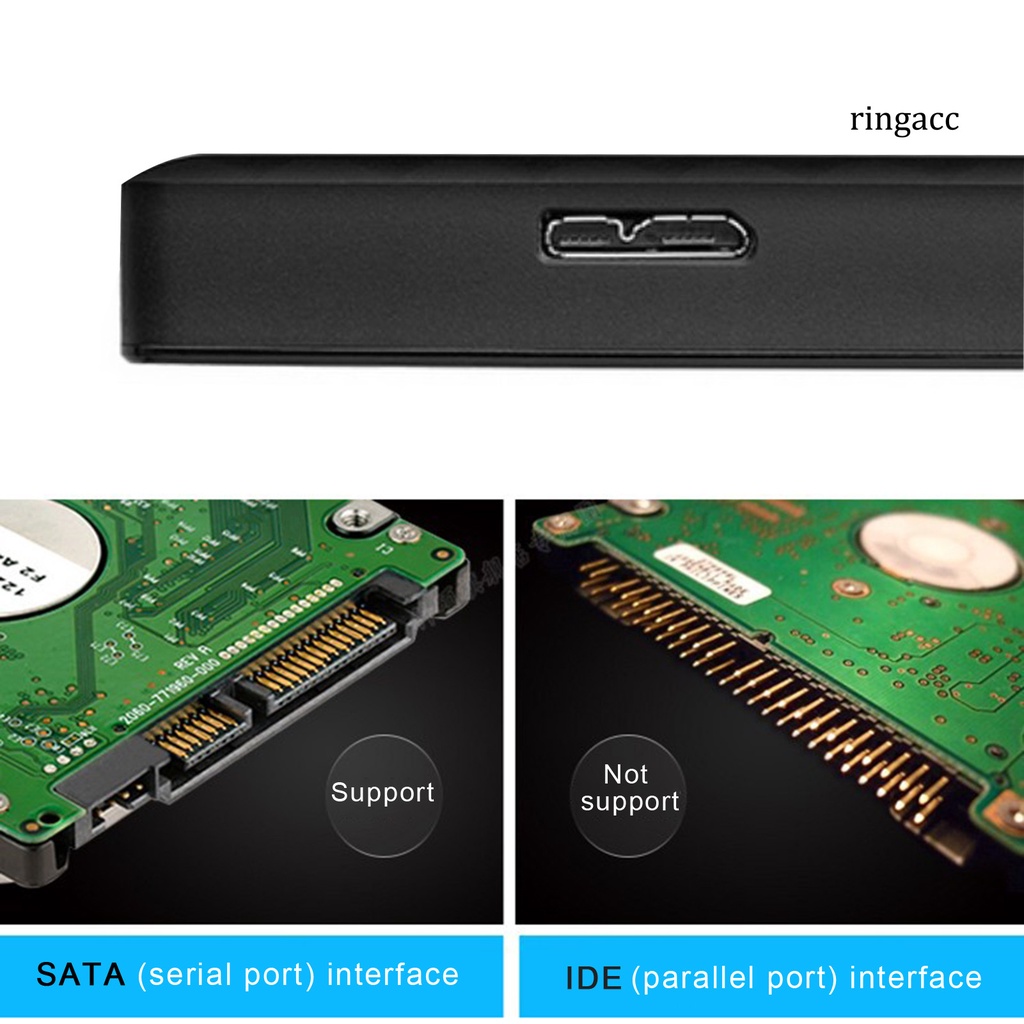 Hộp Đựng Ổ Cứng Ngoài Usb 3.0 Bằng Nhựa Chống Mài Mòn | BigBuy360 - bigbuy360.vn