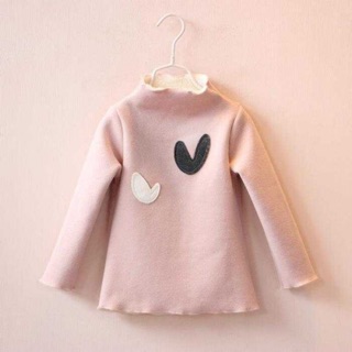 Áo giữ nhiệt lót lông bé gái