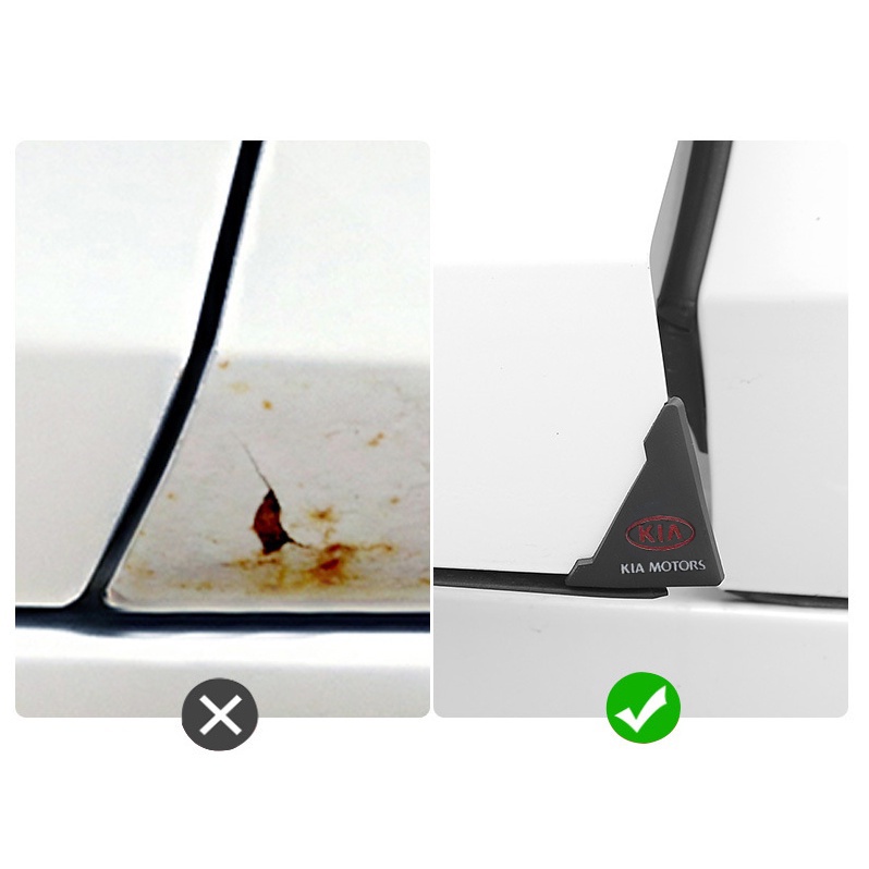 Bộ 2 Miếng Dán Góc Cửa Chống Va Chạm Cho Xe Hơi KIA Spectra Mbang Sportage Picanto RIO Seltos