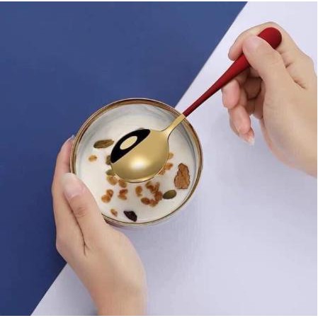 Thìa inox 304 (mạ vàng)