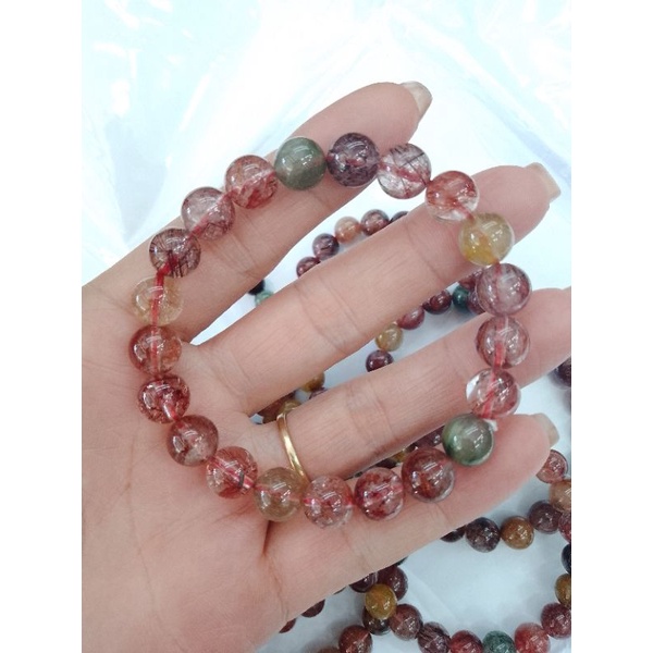 Vòng tay TA tóc tam tài may mắn có nhiều size bao kiểm định