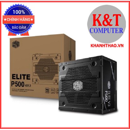 Nguồn Máy Tính Cooler Master Elite V3 PC500 - Hàng Chính Hãng