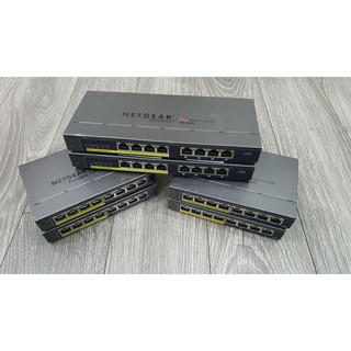 Bộ chia mạng Switch NETGEAR GS108PE 8 Port Gigabit Ethernet PoE Smart Managed Plus Switch with 4-Ports PoE
