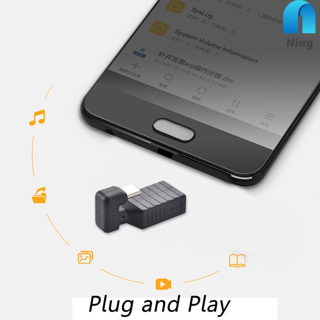 Đầu Chuyển Đổi Cổng Type-c Sang Usb 3.0 Tương Thích Với Chuột Và Bàn Phím Máy Tính Bảng Android