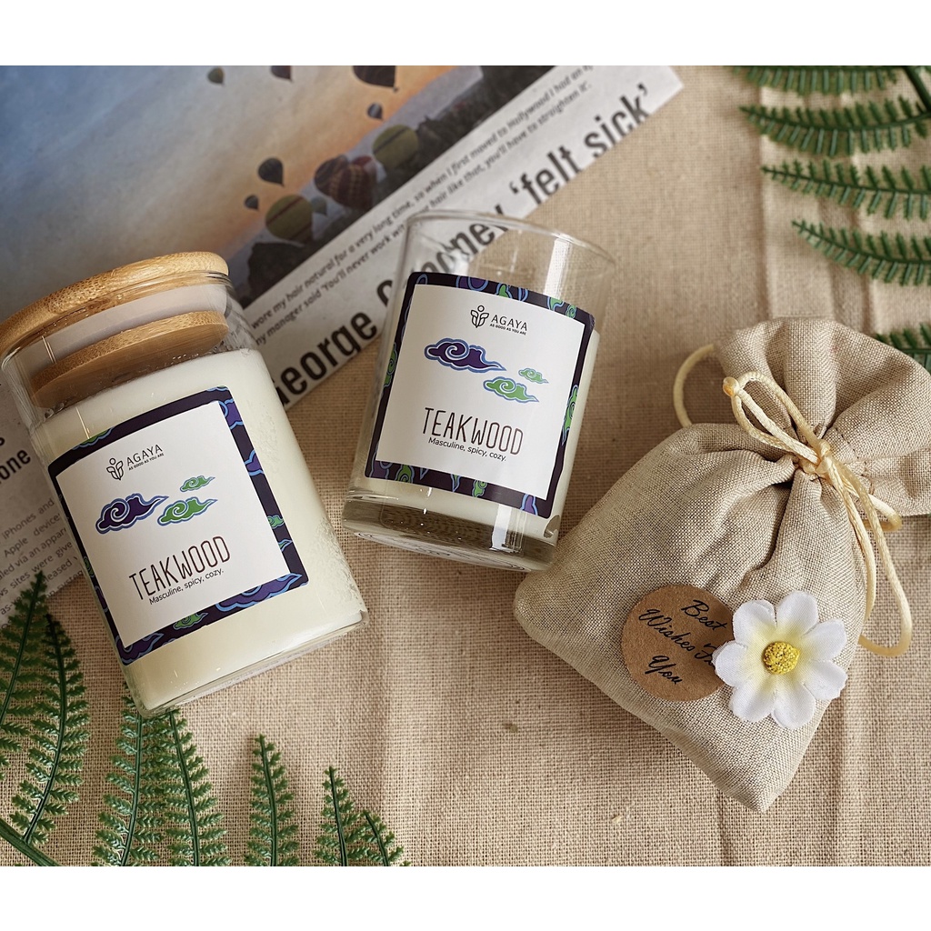 Candle Cup Teakwood - Nến Thơm CDC Teakwood