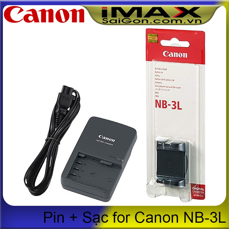 Bộ 1 pin 1 sạc máy ảnh cho Canon NB-3L