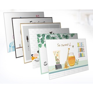 [SẴN] Decal dán bếp chống dầu mỡ, giấy dán tường nhà bếp chống thấm, chịu nhiệt cao, hoạ tiết 3D cực xinh