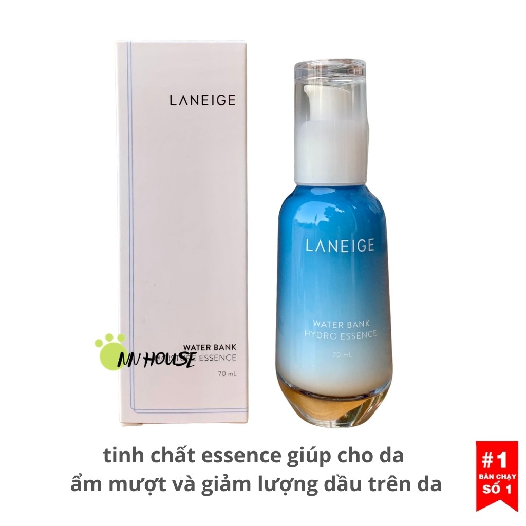 Tinh chất dưỡng da Laneige Water Bank Essence dưỡng ẩm, cấp nước, tái tạo da, cấp ẩm, kiềm dầu, dưỡng da mặt - NN HOUSE