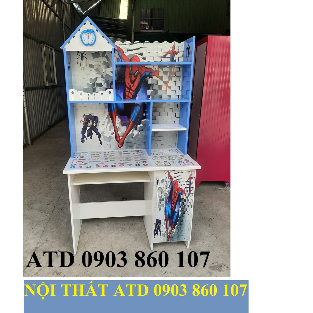 Bàn học sinh nhựa trẻ em in hình 3D siêu đẹp cho bé yêu-y hình thực tế hcm bình dương | BigBuy360 - bigbuy360.vn
