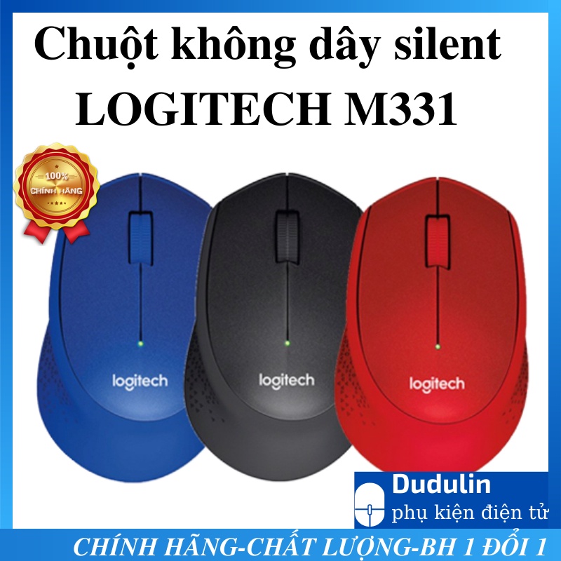 Chuột không dây silent Logitech M331 yên lặng -CHÍNH HÃNG - BH 12TH DIGIWORLD