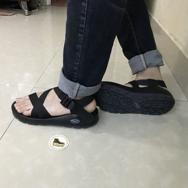 Dép Sandal Chaco đế cao su dẻo êm chân không nhăn không lún CC8001