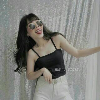Áo 2 dây trơn thun siêu mịn