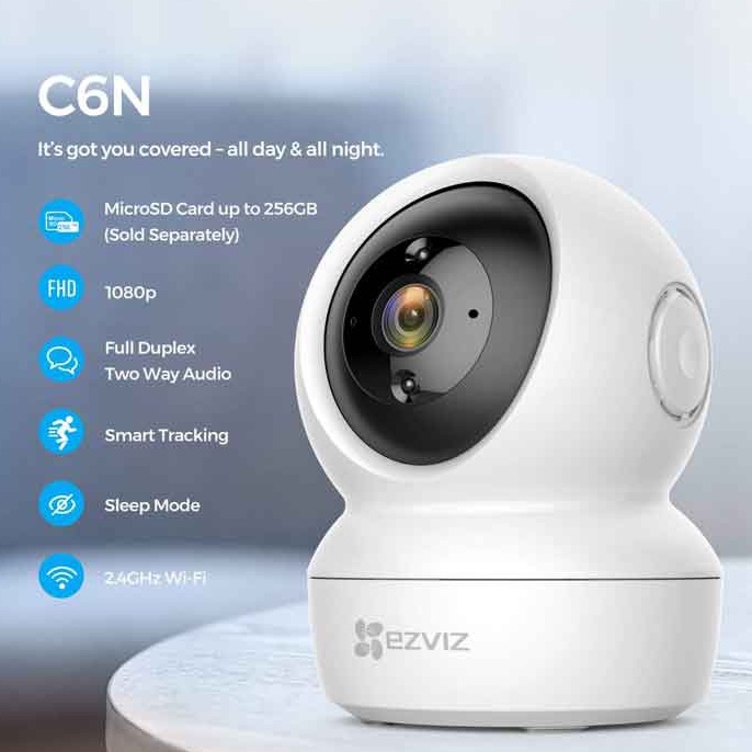 Camera wifi Ezviz C6N 1080p , EZVIZ TY2 Xoay  - Hàng chính hãng 2022,