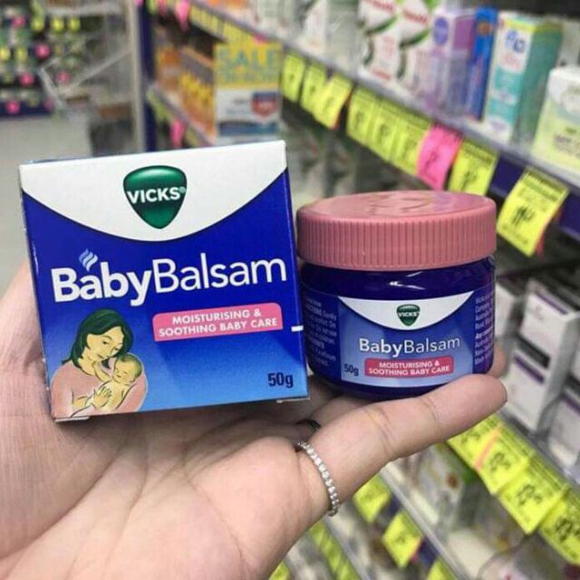 Dầu bôi ấm ngực giảm ho cho trẻ em Baby Balsam