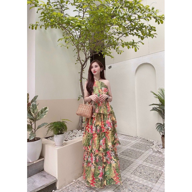 💥 Đầm maxi hàng cao cấp chuẩn từng đường kim mũi chỉ , mặc cực sang chảnh và hack chiều cao luôn ạ