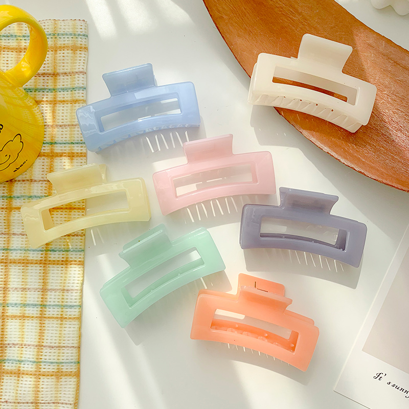 Geometric hair clip clip large hair clip female acrylic