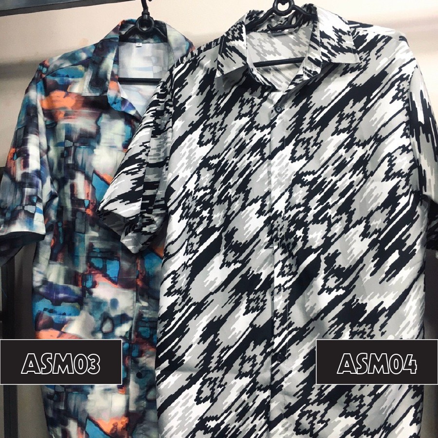 Áo sơ mi hoạt tiết unisex cao cấp. Mẫu 1 đến 10 | BigBuy360 - bigbuy360.vn