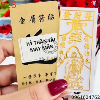 Miếng dán điện thoại - hỷ thần tài may mắn- nana thong