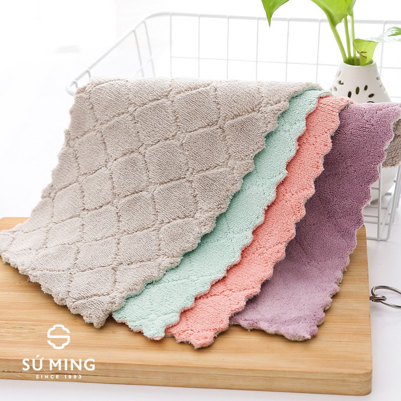 Khăn Lau Chén Dĩa Thấm Hút Nước Không Dính Dầu CFH JP5