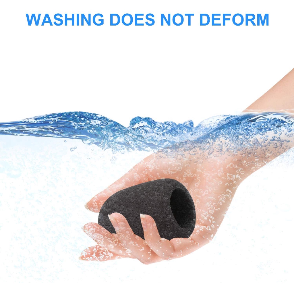 Bộ 5 Miếng Xốp Bọc Micro Chuyên Nghiệp Có Thể Vệ Sinh Được