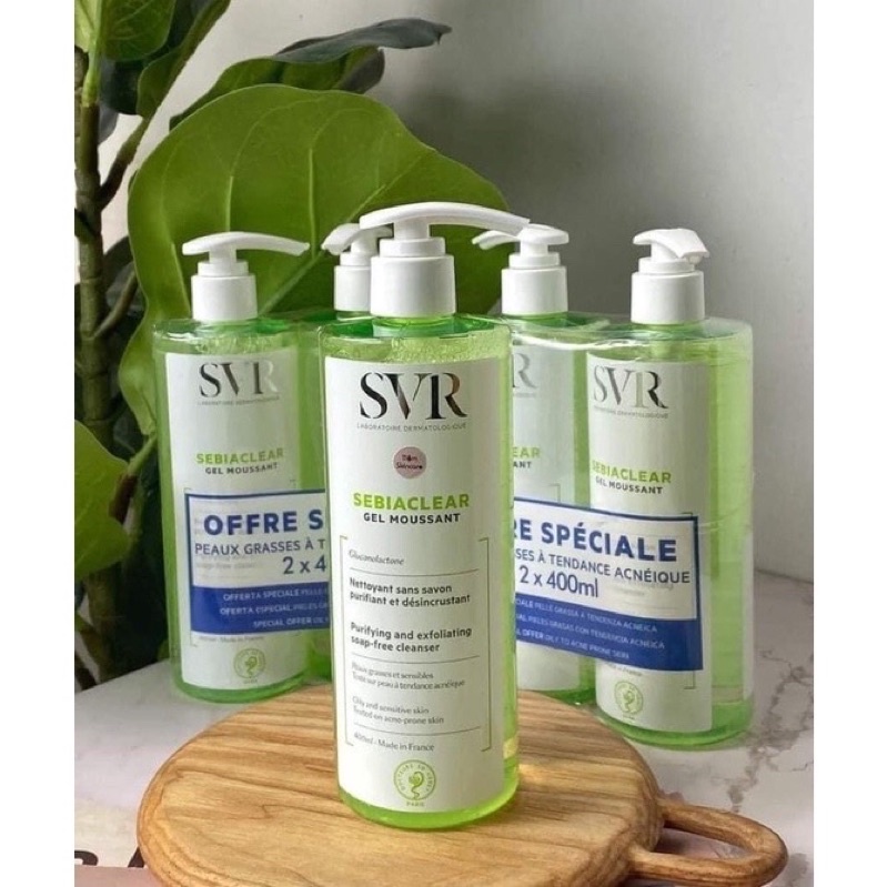 [ Có Sẵn ] Sữa Rửa Mặt SVR Sebiaclear Gel moussant 400ml Cho Da Dầu Mụn, Nhạy Cảm | BigBuy360 - bigbuy360.vn