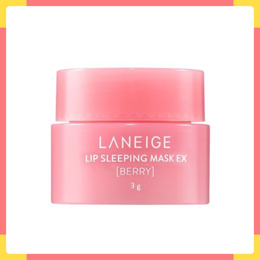 Mặt nạ ngủ cho môi Laneige Lip Sleeping Mask Berry 3g hỗ trợ môi khô môi nứt nẻ