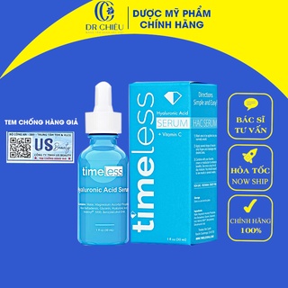 Serum timeless hyaluronic vitamin c - tinh chất dưỡng ẩm làm trắng da timeless hyaluronic acid + vitamin c 30ml