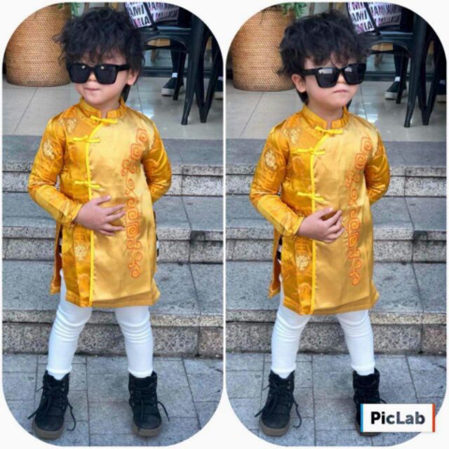 Áo dài cho bé trai