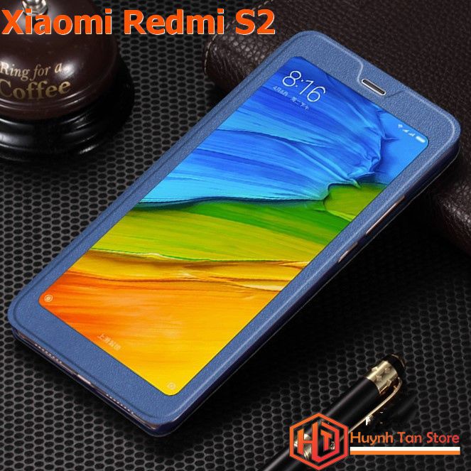 Xiaomi Redmi S2 _ Bao da [NÚT CÀI] cao cấp 3 tiện ích