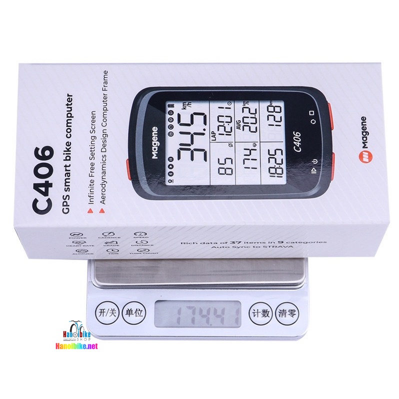Đồng hồ GPS Magene C406 Không cần nam châm siêu khủng