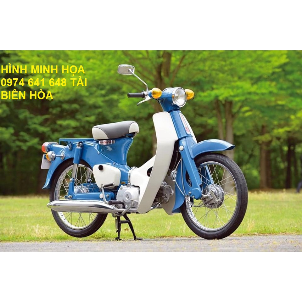 Da bọc yên cub 78 - piscu - C100- màu đen trắng