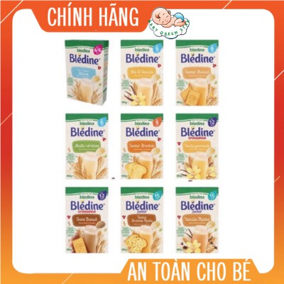 Bột lắc sữa Bledina Pháp Vị Vani 6M, Bích quy 8M, Yến mạch sữa 4/6M, Bánh mỳ 8M - Date 2022