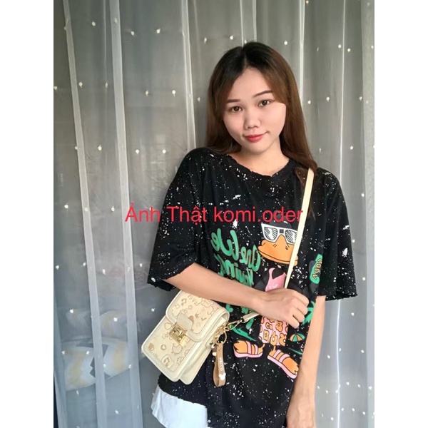 Túi vuông nhỏ đeo chéo để vừa điện thoại Mỹ phẩm