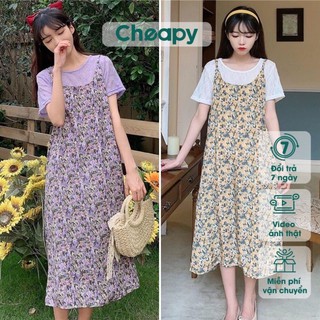 Set yếm hóa nhí kèm áo thun gạo cực xinh SS25