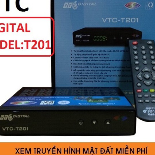 Đầu thu kỹ thuật số VTC HD T201 - VTC  DIGITAL VTC 201