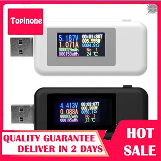 Thiết Bị Kiểm Tra Điện Áp Usb Màn Hình Lcd Kỹ Thuật Số Kws-Mx18 10 Trong 1