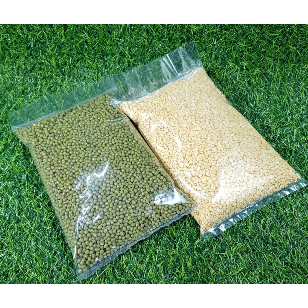 Đậu xanh cà tách vỏ không tẩm màu