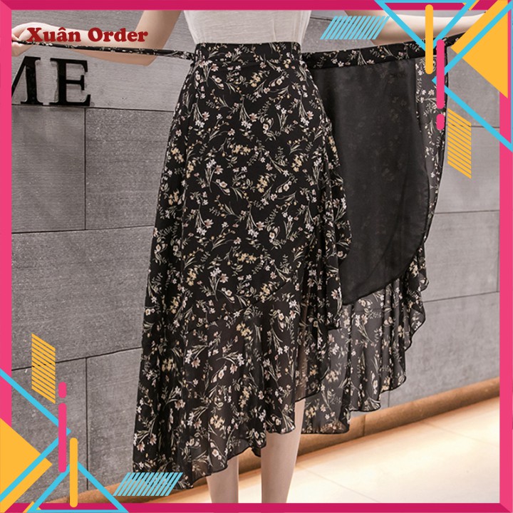 (Order 7-12 ngày) Váy một mảnh nữ mùa hè ren lá sen váy đi biển không đều tay váy cổ tích đuôi cá voan hoa váy